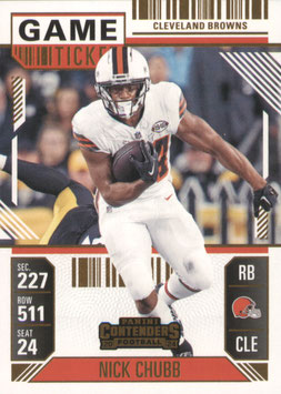 Nick Chubb (Browns) 2024 Contenders Copper #23