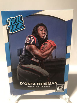 D'Onta Foreman (Texans) 2017 Donruss Rated Rookie #340