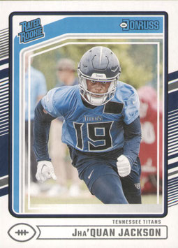 Jha'Quan Jackson (Titans) 2024 Donruss Rated Rookie #396