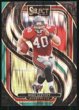 Mike Alstott (Buccaneers) 2024 Select Premier Level Black & Green Shock Prizm #183