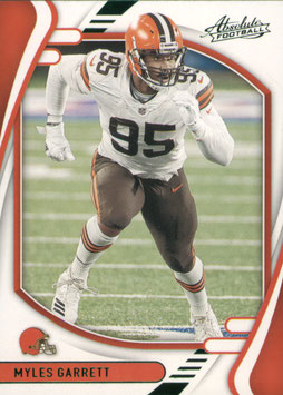 Myles Garrett (Texas A&M/ Browns) 2021 Absolute Green #48