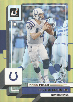 Peyton Manning (Colts) 2022 Donruss Press Proof Premium #57