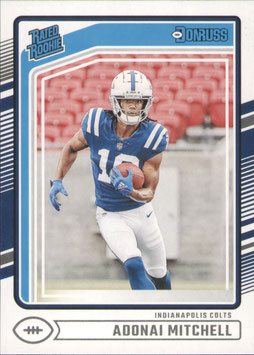 Adonai Mitchell (Texas/ Colts) 2024 Donruss Rated Rookie #343