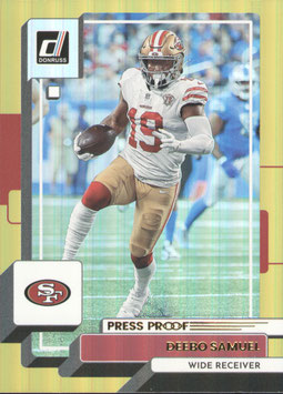 Deebo Samuel (49ers) 2022 Donruss Press Proof Premium #22