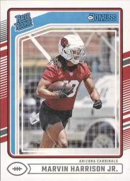 Marvin Harrison Jr. (Cardinals) 2024 Donruss Rated Rookie #393