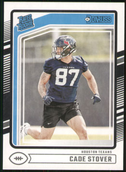 Cade Stover (Texans) 2024 Donruss Rated Rookie #304