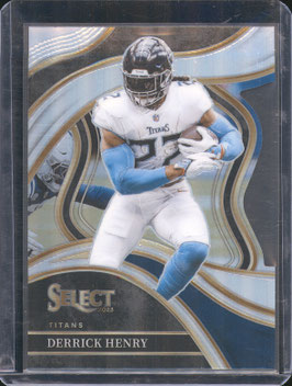 Derrick Henry (Titans) 2023 Select Club Level Silver Die Cut Prizm #276