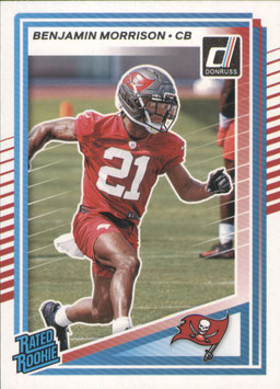 Benjamin Morrison (Buccaneers) 2025 Donruss Rated Rookie #361