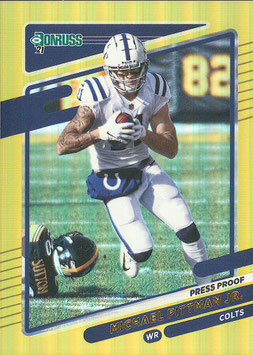 Michael Pittman Jr. (Colts) 2021 Donruss Press Proof Premium #151