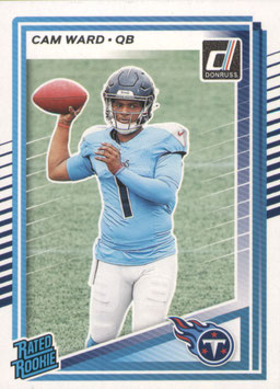 Cam Ward (Titans) 2025 Donruss Rated Rookie #350
