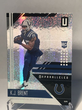 KJ Brent (Colts) 2018 Panini Unparalleled #87