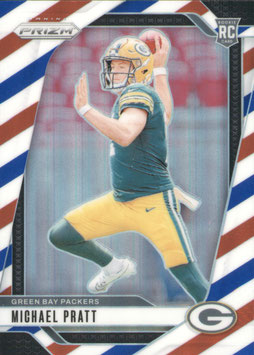 Michael Pratt (Packers) 2024 Prizm Red White Blue Prizm #379