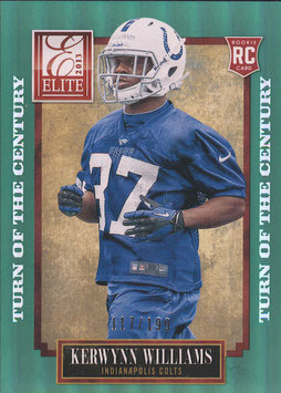 Kerwynn Williams (Colts) 2013 Donruss Elite Turn of the Century #153