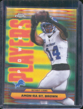 Amon-Ra St. Brown (Lions) 2025 Topps Chrome Power Players #PP-26