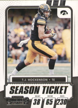 TJ Hockenson (Iowa/ Lions) 2021 Contenders Draft #99