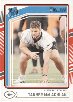 Tanner McLachlan (Bengals) 2024 Donruss Rated Rookie #324