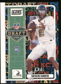 Shedeur Sanders (Colorado/ Browns) 2025 Score Draft #2