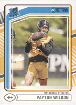Payton Wilson (Steelers) 2024 Donruss Rated Rookie #342