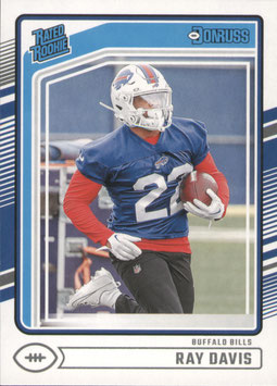 Ray Davis (Bills) 2024 Donruss Donruss Rated Rookie #316
