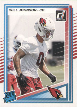 Will Johnson (Cardinals) 2025 Donruss Rated Rookie #396