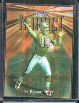 Jim Druckenmiller (49ers) 1997 Finest Rare Atomic Refractor #338