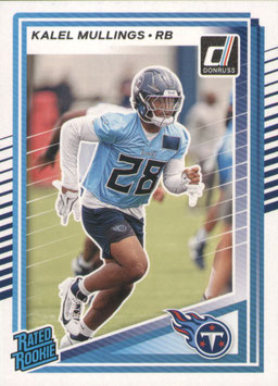 Kalel Mullins (Titans) 2025 Donruss Rated Rookie #378