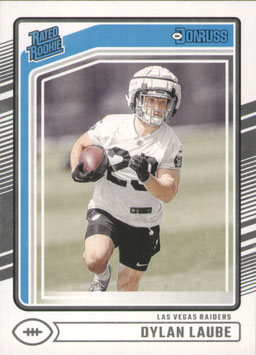 Dylan Laube (Raiders) 2024 Donruss Rated Rookie #372