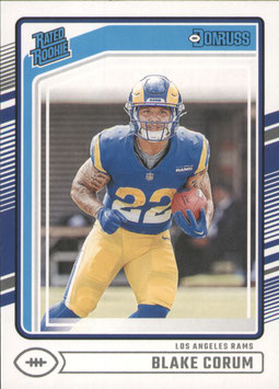 Blake Corum (Rams) 2024 Donruss Rated Rookie #322