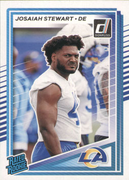 Josaiah Stewart (Rams) 2025 Donruss Rated Rookie #376