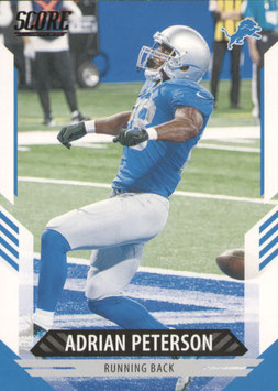 Adrian Peterson (Lions) 2021 Score #132