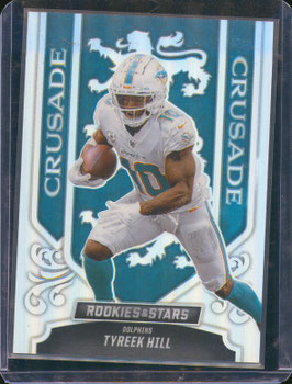 Tyreek Hill (Dolphins) 2023 Rookies & Stars Crusade Silver Prizm #CR-16