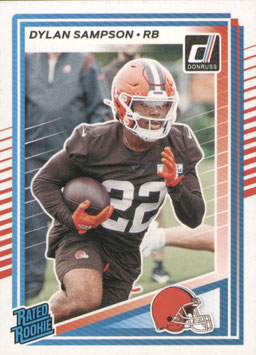 Dylan Sampson (Tennessee/ Browns) 2025 Donruss Rated Rookie #389