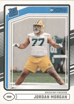 Jordan Morgan (Packers) 2024 Donruss Rated Rookie #370