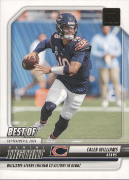 Caleb Williams (Bears) 2025 Donruss Best of Instant #INS-CWS