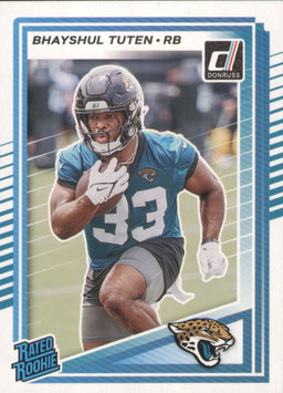Bhayshul Tuten (Jaguars) 2025 Donruss Rated Rookie #333
