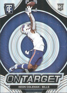 Keon Coleman (Bills) 2024 Totally Certified On Target #7