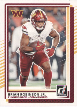 Brian Robinson Jr. (Commanders) 2024 Donruss #30