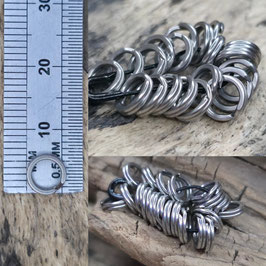 Anneaux brisés 6 mm – Acier inoxydable haute résistance (20PCS)