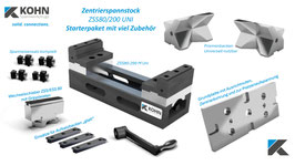 Zentrierspannstock ZSS 80 / 200 UNI Starterpaket