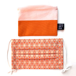 Face Mask ANGEL und Pouch ROSE ORANGE