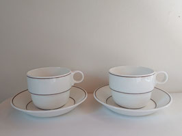 GUSTAVSBERG, B555, 2 Tea cup & Saucer