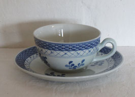 ALUMINIA, TRANQUEBAR BLUE FAJANCE, Cup & Saucer