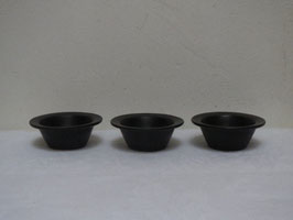 ARABIA, BLACK, 3 Mini bowls