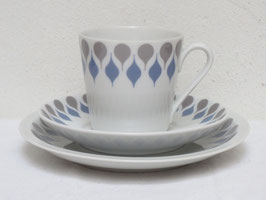 LYNGBY(DAN‐ILD), DRAAB(DROP), Coffee cup & Saucer & Plate