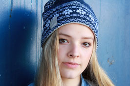 Beanie "Norweger" blau