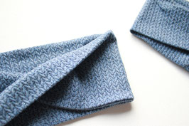 Stirnband DORO "glitzer KnitKnit"blau