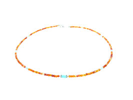 Collier Carneol | Amazonit |Unikat | Art. 1250