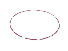 Collier Granat | Apatit |Unikat | Art. 1251