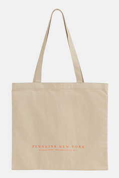 Penn&Ink N.Y - Shopper Bag W22C151 - Sand/Orange
