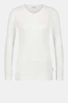 PENN&INK N.Y - Rib Longshirt S22F1046 - White